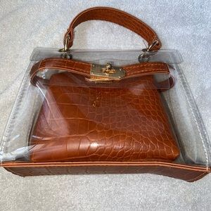 Small clear purse bag